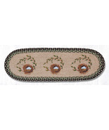 Earth Rugs OP-121 Robins Nest Oval Patch Runner 13&quot; x 36&quot; - £34.88 GBP