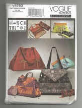2011 Marcy Tilton Bags/Totes Vogue Pattern #V8783 - $10.00