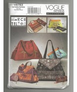 2011 Marcy Tilton Bags/Totes Vogue Pattern #V8783 - $10.00