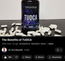 Leviathan Nutrition TUDCA Bile Salts 300mg - Tudca Support for Liver Cleanse - £50.74 GBP