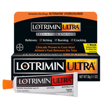 Lotrimin Ultra 1 Week Athlete&#39;s Foot Treatment Cream, 1.1 Oz Tube..+ - £23.73 GBP