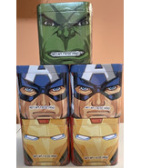LOT x5 Marvel Collector Tins Gummy Candy  Iron Man Hulk Captain America ... - £10.99 GBP