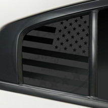 Fits Dodge Charger 2011-2022 Quarter Window American Flag Vinyl Decal St... - $16.50+