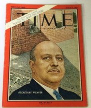 VTG Time Magazine March 4 1966 - Secretary  Robert C. Weaver / Newsstand - £9.86 GBP