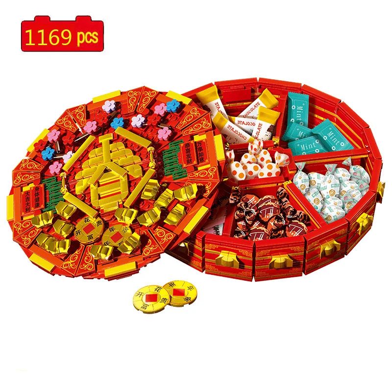 2021 City Creative Series Chinese New Year&#39;s Eve Candy Box Desktop Decoration - £80.27 GBP