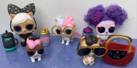 Lot of 5 LOL Surprise Doll Pets Sugar Pup DJ Bounce Kitten Witchay Dove - £10.12 GBP