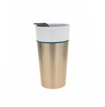 Starbucks Hybrid Champagne Ceramic Stainless Steel Tumbler Travel Mug 12 OZ - £62.12 GBP