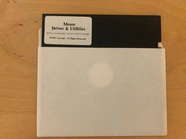 5.25&quot; vintage software Mouse Driver &amp; Utilities 1990 - $1.46