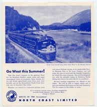 Northern Pacific Railway Trips West Brochure Teachers North Coast Limite... - £14.05 GBP
