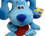 Blues Clues And You Blue Dog Plush With Red Heart 2020 Nickelodeon 14 In... - $14.20