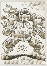 Jim Lawson SIGNED TMNT Teenage Mutant Ninja Turtles Original Art Sketch ... - $98.99