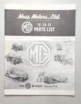 1976 Moss Motors Mg Tc Td Tf  June Edition Nineteen Parts Catalog M518 - £10.19 GBP