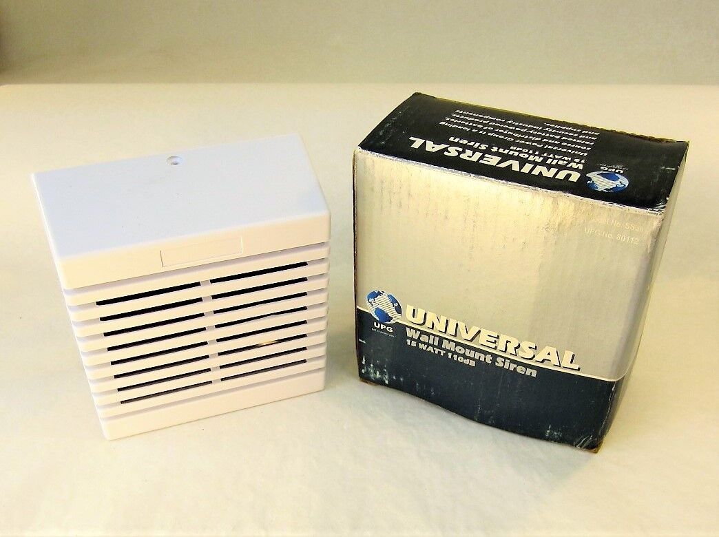 Universal Power Group SS36 15 Watt Wall Mount Siren New in Box - $11.33