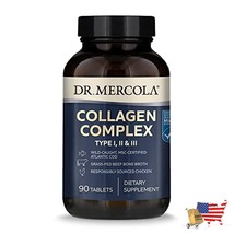 Dr. Mercola Collagen Complex Dietary Supplement, Type I, II and II, 30 Servings  - $82.14