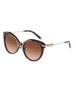 Tiffany &amp; Co Sunglasses TF4189BF 80023B 55mm Havana / Brown Gradient Lens - $5,977.29 MXN