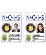 ANTHONY DINOZZO & ZIVA DAVID NCIS NAME BADGES HALLOWEEN COSTUME MAGNET BACK - $31.99
