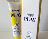Supergoop! Play Lip Balm Spf 30 With Mint Boxed 15ml - £17.10 GBP