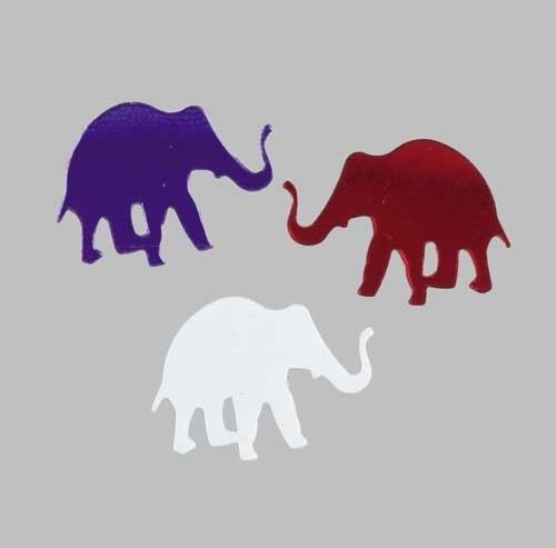 Confetti Elephant Red. White. Blue Mix bag tabletop republican-  FREE SHIPPING  - £3.08 GBP - £22.43 GBP