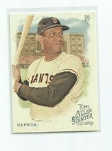 Orlando Cepeda (Giants) 2019 Topps Allen &amp; Ginter Sp HIGH-NUMBER Card #397 - £3.18 GBP