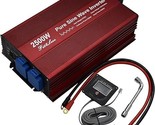 Dc24V To Ac110V 60Hz 2500W Continuous Output Power Pure Sine Wave Invert... - $500.99
