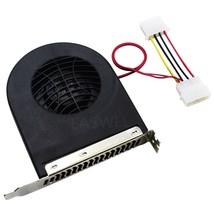 12V 4Pin 2.6W Pci Slot Blower Cooling Fan For Computer Case Cpu Cooler R... - £19.15 GBP