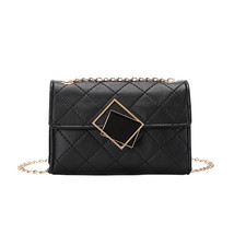 Diamond Check Embroidered Bag Women Bags Classic Square Lock Small Square Bag - £23.65 GBP