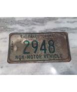 Vintage 1986 INDIANA NON-MOTOR VEHICLE License Plate 2948 LaGrange County - €5,97 EUR