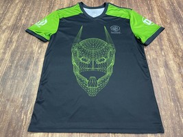 Injustice 2 Men’s Black/Fluorescent Green Jersey - WB Games - Medium - $7.50