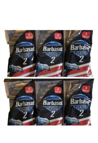  6 Packs Barbasol Twin-Blade Disposable Razors 24 Razors Total  - $18.99
