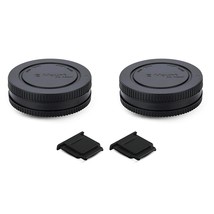 2 Pack E Mount Body Cap Cover &amp; Rear Lens Cap For Sony A6000 A5100 A6100... - £13.62 GBP