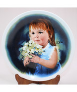 Vintage Collectors Plate Donald Zolan 1981 For You 8.5&quot; Viletta Fine Chi... - $13.08