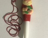Vintage Santa Claus On A Rope Christmas Decoration XM1 - $8.90
