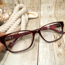 Anne Klein Burgundy Animal Print Eyeglasses FRAMES - AK5017 604 52-15-135 - $37.57