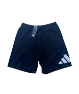 Adidas Mens L Tall Black/ White Essentials Big Logo Single Jersey 9-inch... - €18,68 EUR