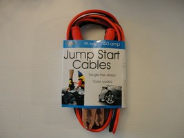 8ft Long Color Coded Jumpstart Cable Tangle Free Booster Jumper Auto Car Battery - £17.35 GBP