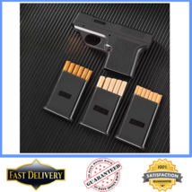 Hand Gun Cigarette Case Jet Flame Torch Lighter with Three Magazine Cart... - $23.99