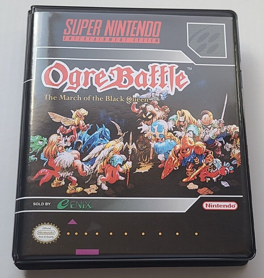 Ogre Battle CASE ONLY Super Nintendo SNES Box BEST Quality Available - $12.18