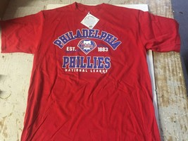 Philadelphia Phillies Adult Dial It Up Tee Shirt New &amp; Officially Licensed Med - £9.81 GBP