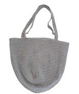 Chic Hand-Knitted Crochet Bag | Macrame Cotton Yarn Crossbody Tote | Ver... - $23.52
