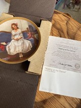 Norman Rockwell Collector Plates Limited Ed Knowles w/COA Waiting at the Dance - £15.68 GBP
