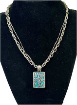 Silpada Sterling Silver Tree of Life Laugh Love Pendant 3 Strand 925 Nec... - £51.16 GBP