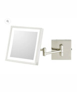 KIMBALL &amp; YOUNG 91043HW LED SQUARE WALL MIRROR WITH CHROME FRAME, 7.875-... - $127.61 CAD