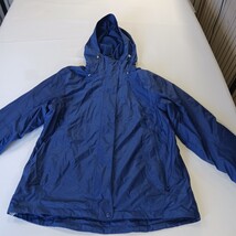 LL Bean #293745 Misses Size M Reg Blue Hoodie Full Zip Nylon Jacket Pockets  image 15