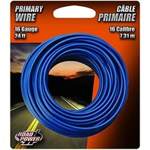 Coleman Cable 55668233 16-Gauge 24-Foot Automotive Copper Wire, Blue - £15.08 GBP