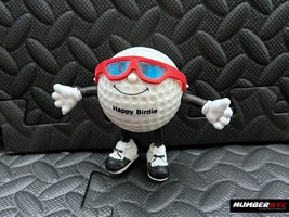 Vintage 80&#39;S Papel Freelance Happy Birdie Golf Ball Man With Shades 4&quot; Tall - £23.42 GBP