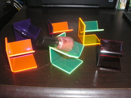 Nail Polish Bottle Holder     Plastic - $5.00