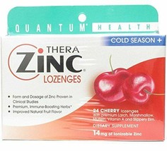 Quantum Health, Therazinc Cherry Lozenges, 24 Count - $10.38