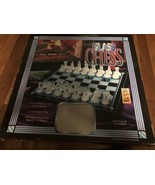 Fundex Games Clear And Frosted Etched Glass Chess Board Complete Set - £31.15 GBP