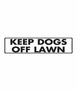 Keep Dogs Off Lawn Aluminum No Dog Pooping Sign - 12" x 3" - $8.95