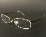 Lindberg Eyeglasses Frames 7140 COL.U31 Matte Brown Strip Titanium 50-17... - £233.53 GBP